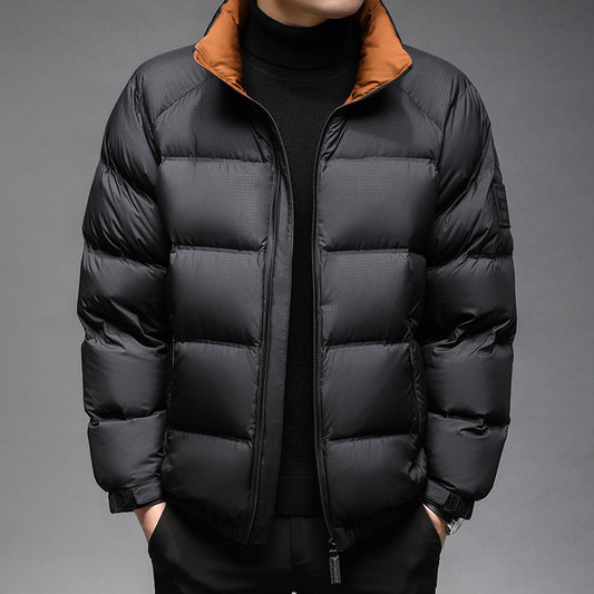 Heren casual puffer winterjas