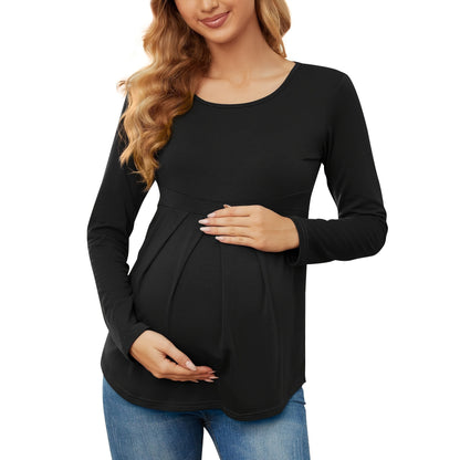 Maternity Ruffle Blouse