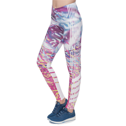 Sport yoga legging met print