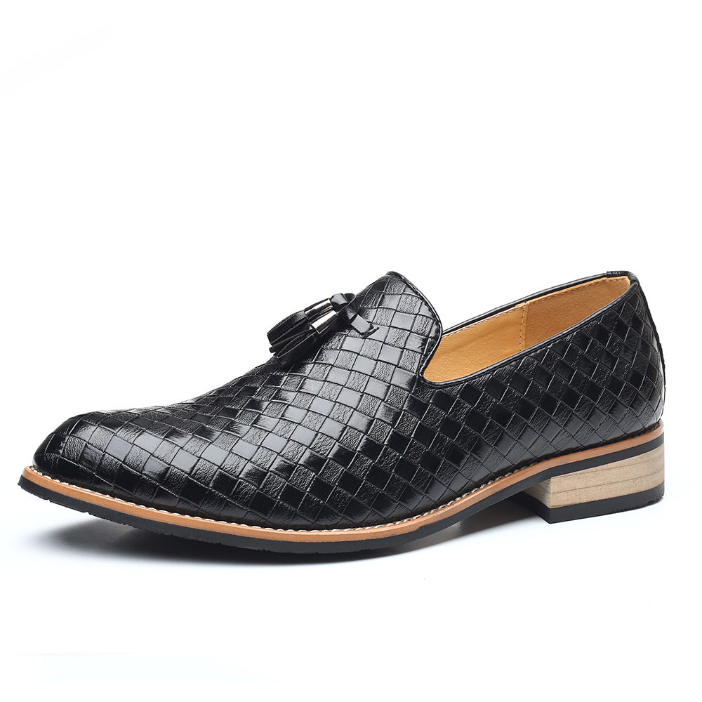 Carefully Selected Men's Versatile British-Style Black Professional Casual Leather Shoes, Soft-Soled Men's Shoes, Business Formal Work Shoes