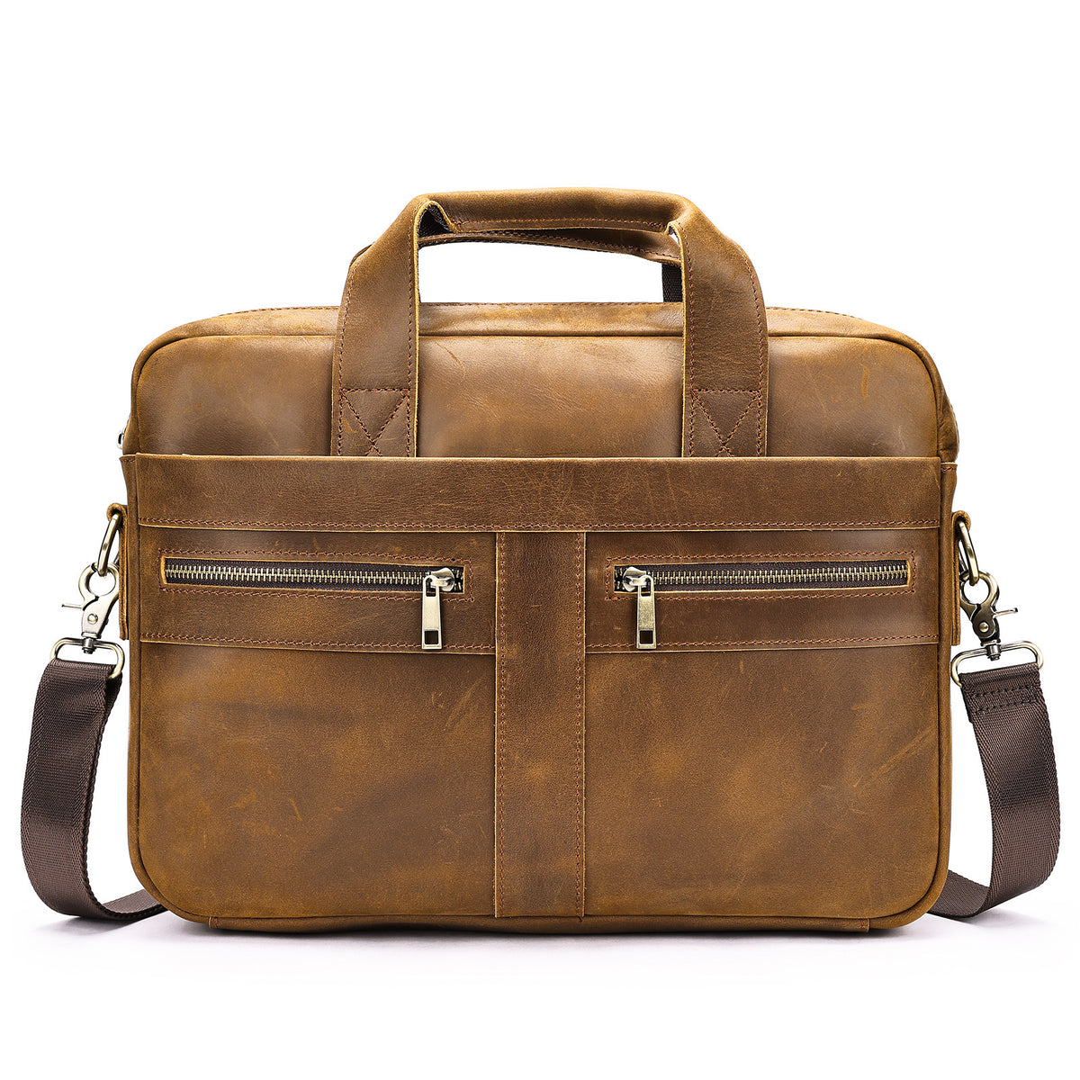 men's cowhide briefcase