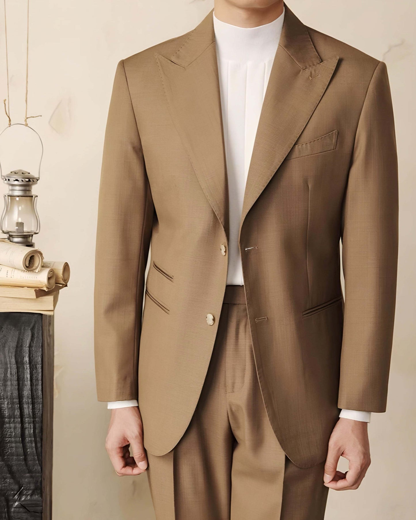 Casual blazerpak met puntige revers