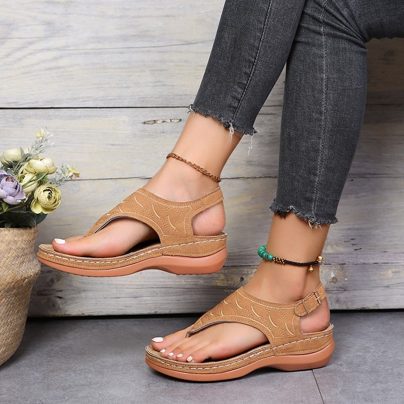 Embroidered Womens Breathable Sandals