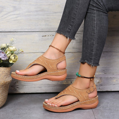 Embroidered Womens Breathable Sandals