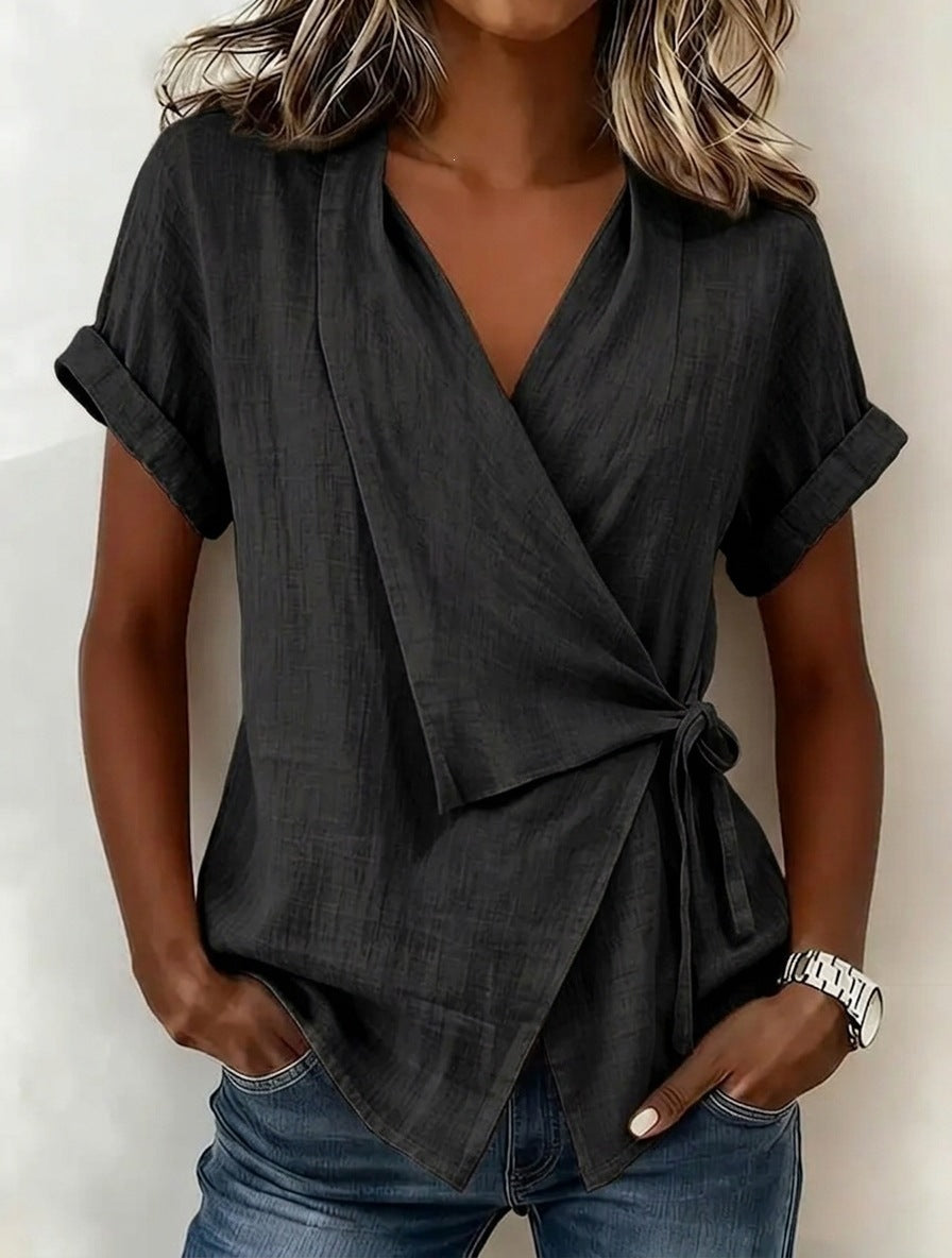 Loose-fitting short-sleeve T-shirt