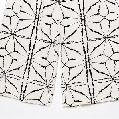 Spring and Summer New  Style Shirt Top Short Sleeve Wide Leg Pants Leisure Design Set
