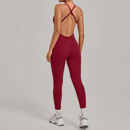 Seamless Yoga Fitness Jumpsuit