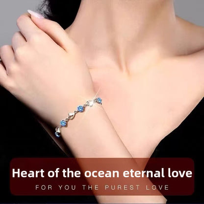Sterling Silver Diamond Accent Bracelet