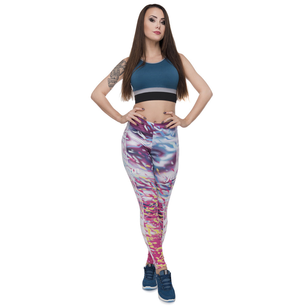 Sport yoga legging met print