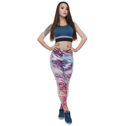 Sport yoga legging met print