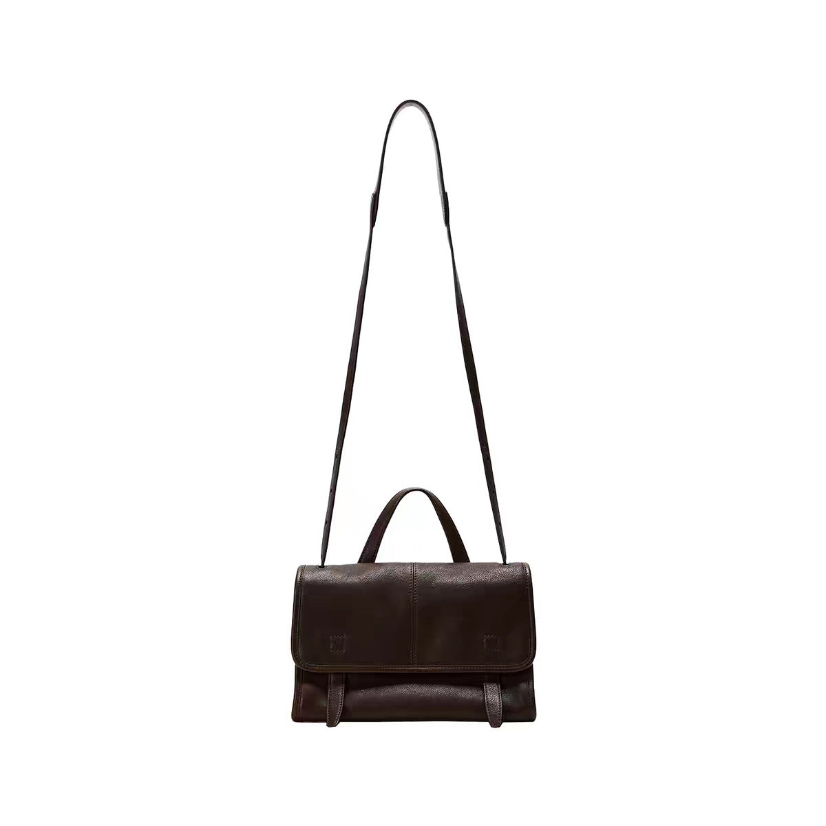 Vintage Genuine Leather Crossbody Bag