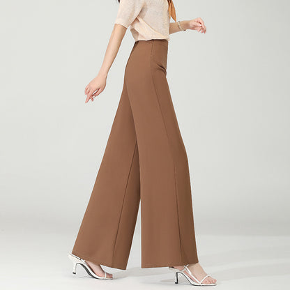 High-waisted wide-leg dance pants