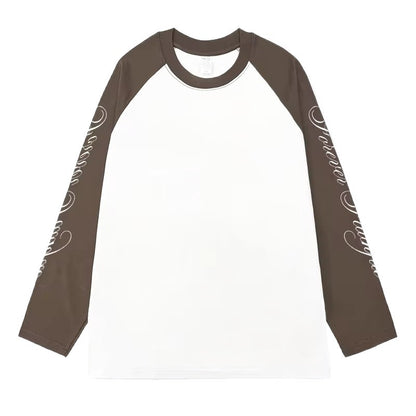 Patchwork Long Sleeve T-shirt