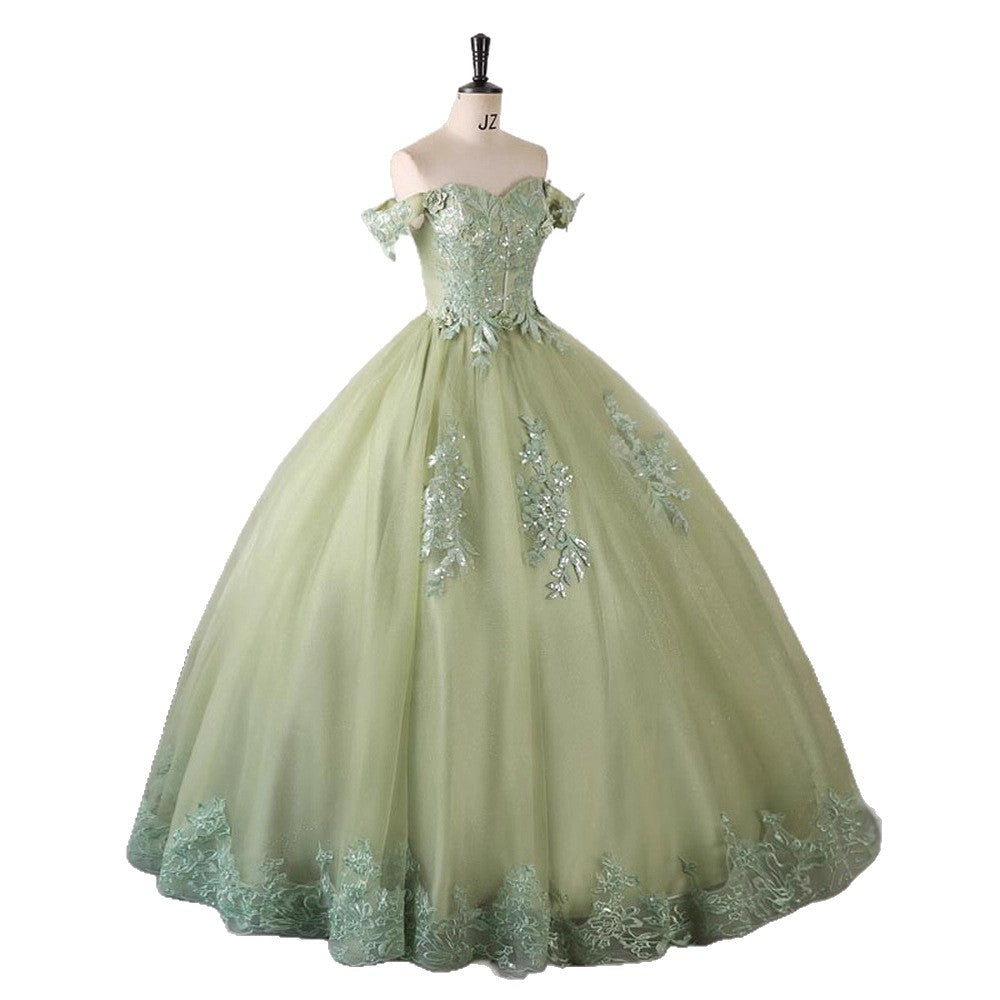 Elegant One-Shoulder Evening Gown