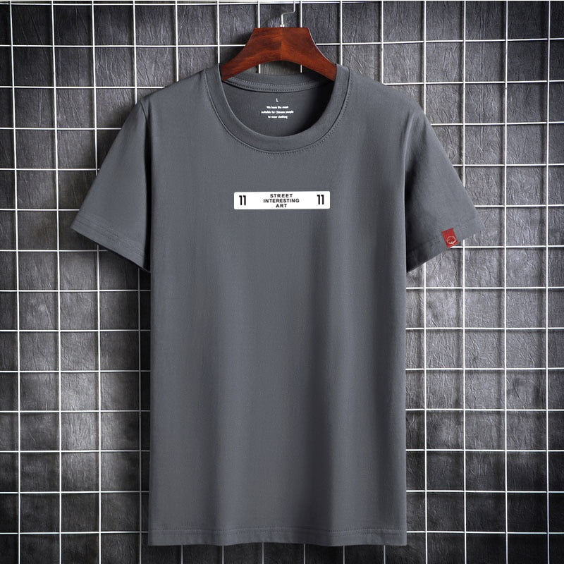 Heren T-shirt van katoen met korte mouwen