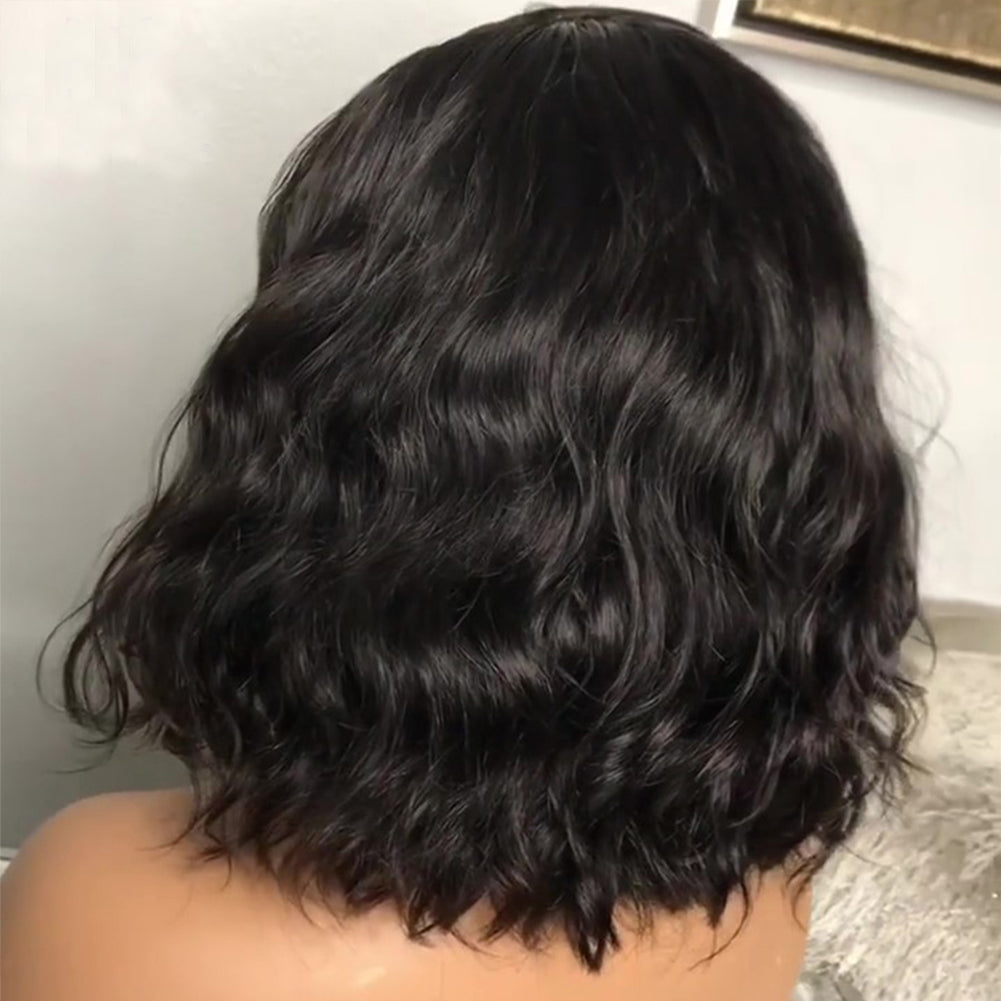 Lace wig van chemische vezels met golvende krul
