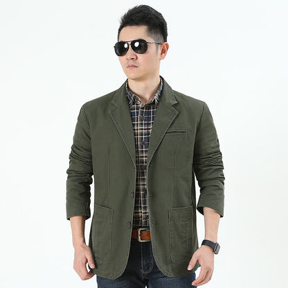 Mens Casual Denim Suit