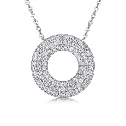 S925 Sterling Zilveren Twin Hoogwaardige Ketting Niet-vervagende Moissanite