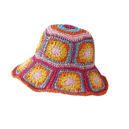 Foldable Bohemian Straw Sun Hat