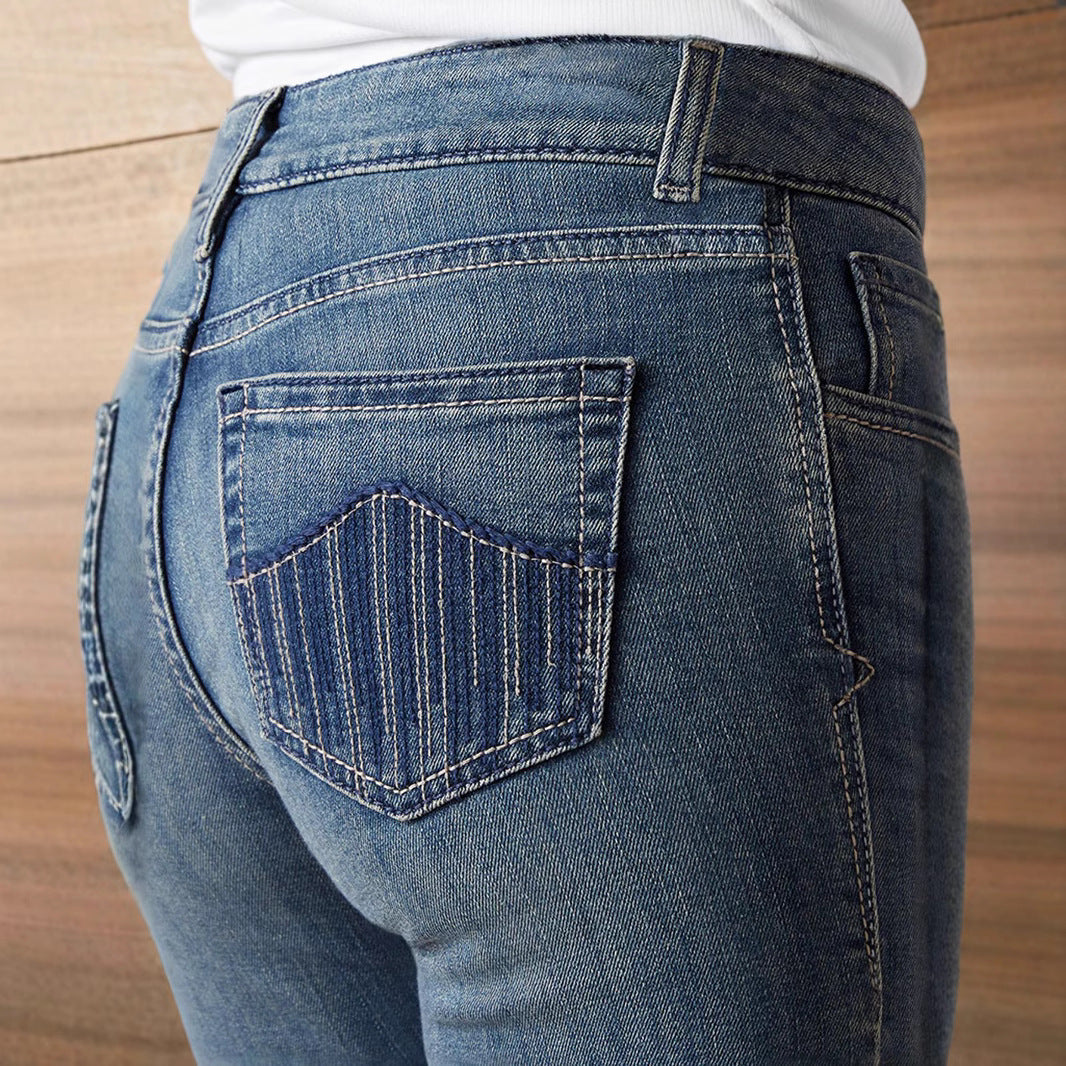 Amerikaanse bootcut jeans voor dames