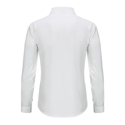 Spring and summer slim fit youth versatile shirt for men