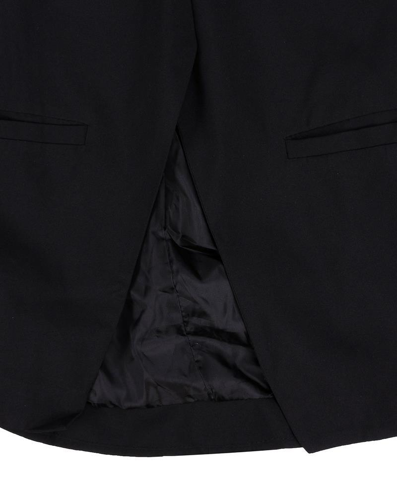 Dames zilver zwart pailletten blazer