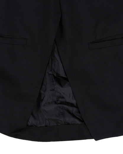 Dames zilver zwart pailletten blazer