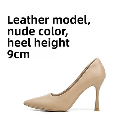 Women's Sheepskin Stiletto High Heels