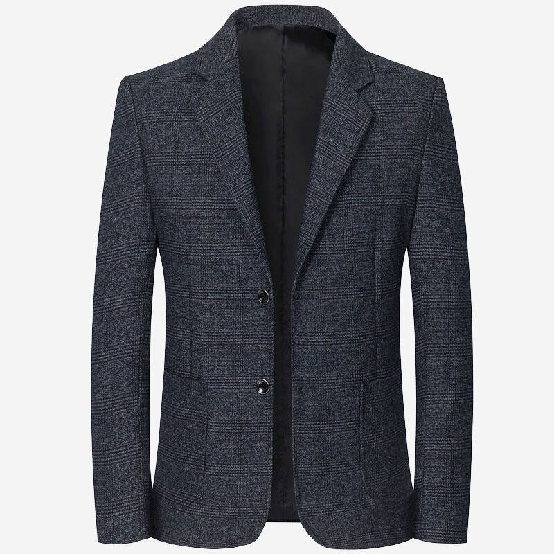 Plaid suit jacket