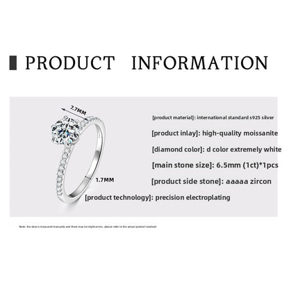 Classic Six-Claw Moissanite Ring