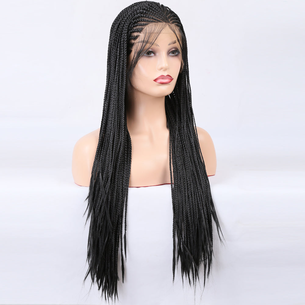 Gevlochten Lace Front Pruik