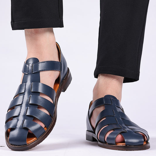 Casual PU-leren sandalen voor heren