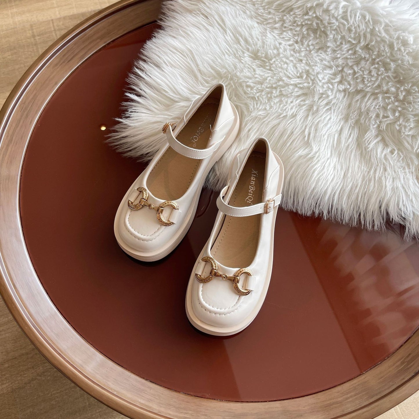 Women's Shoes Summer New Single Shoes Two Wear Shallow Scoop Shoes Platform Sole Shoes Retro
