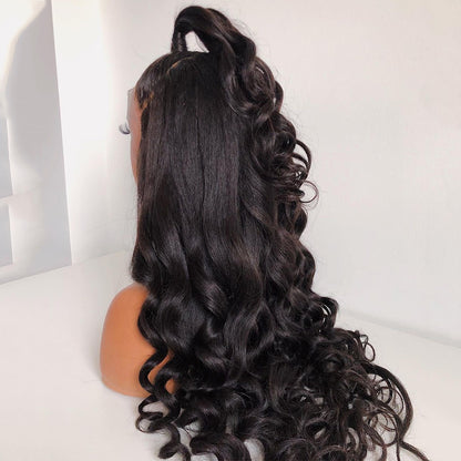 Voorgeplukte Body Wave Lace Front Wig Synthetisch