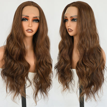 Lace Front Synthetic Wig Long Curly Hair