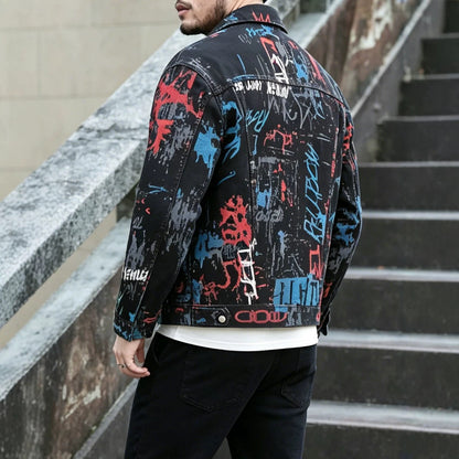 Denim Jacket Men's Street Fashion Brand Lel Work Jacket