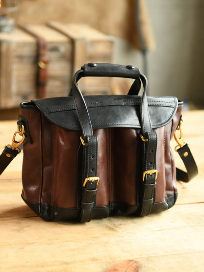 Classic Cowhide Messenger Ba