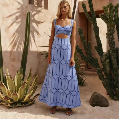 Bohemian Floral Print Tube Dress