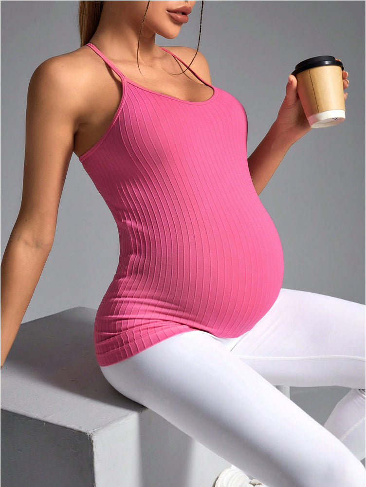 Seamless Yoga Top Maternity Sports Shirt
