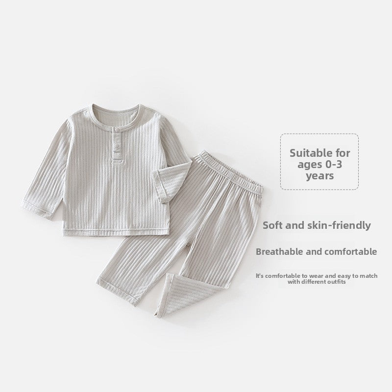 Infant Cotton Long Sleeve Pajama Set