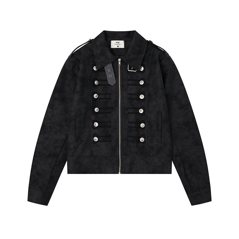 Retro Zip-Up Cardigan Jacket