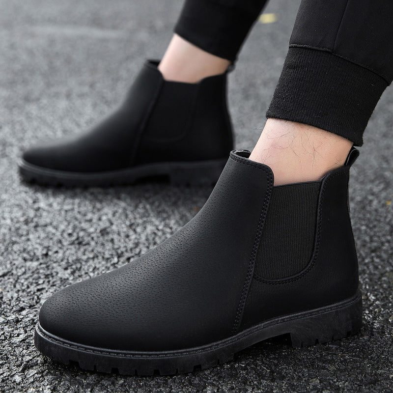 PU Heren Chelsea Laarzen