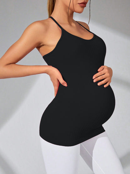 Seamless Yoga Top Maternity Sports Shirt