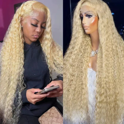 Front Lace Long Curly Synthetic Hair Wig