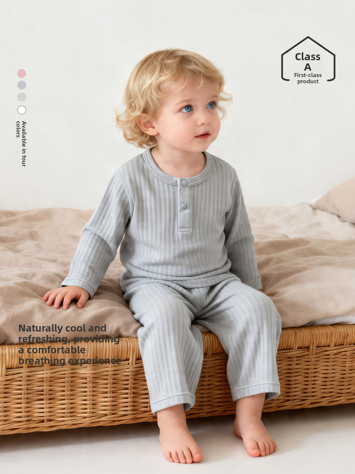 Infant Cotton Long Sleeve Pajama Set