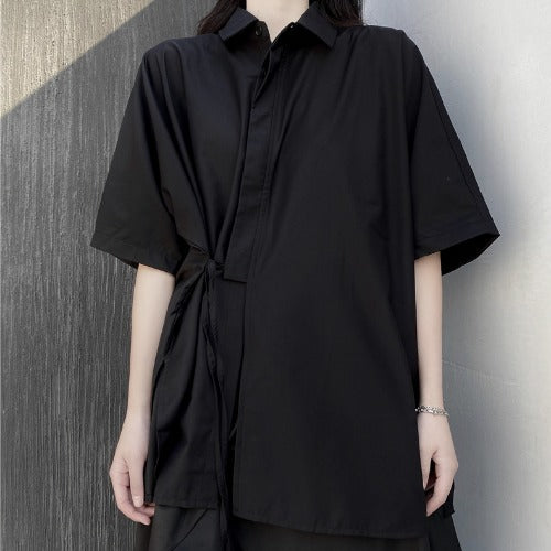 Summer new versatile short sleeved shirt t-shirt