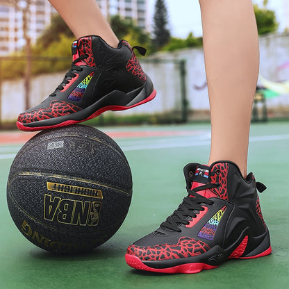 Modieuze PU-leren basketbalschoenen voor heren