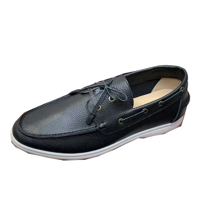 Casual Leather Shoes Simple All-match Fashion Men's Leather Loafers