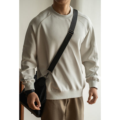 Sweatshirt met ronde hals en lange mouwen