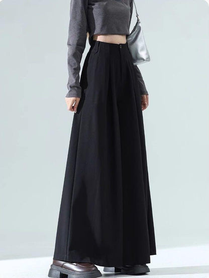 Spring and Autumn Suit Pants Skirt